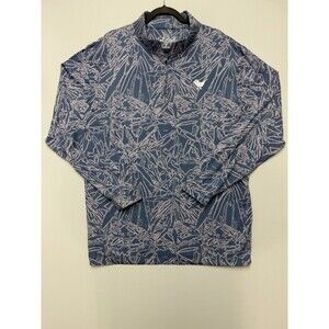 Bad Birdie Quarter Zip Pullover Men’s Size 2XL Performance Golf Blue Pink 1/4